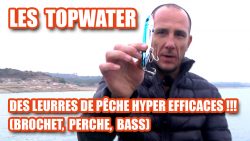 Les Topwater des leurres de pêche hyper efficaces
